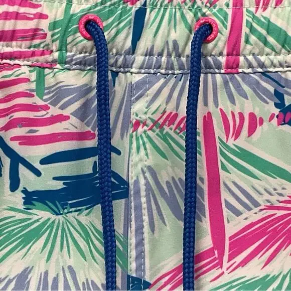 Vineyard Vines Chappy Swim Trunks Men's Size XL Cabana Crystal Blue Mesh Lined - Picture 5 of 11